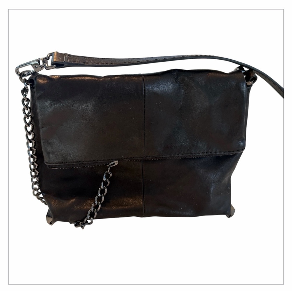 Botkier Irving hobo Women's Black Leather Chain Strap Crossbody Bag